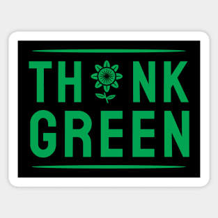 Think Green Sticker